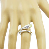 Fernanda Modern Light Green Solitaire Ring